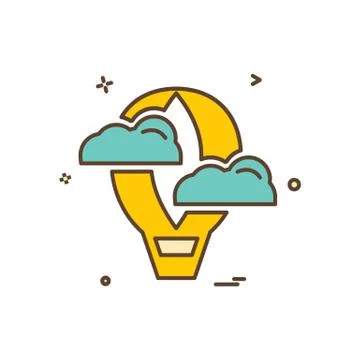 Idea icon design vector Stock Illustration