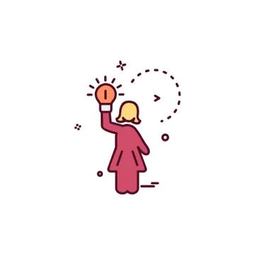 Idea icon design vector Stock Illustration