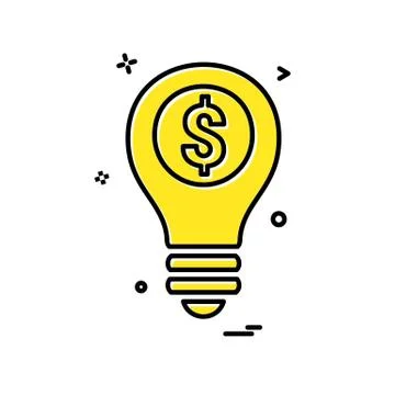 Idea icon design vector Stock Illustration