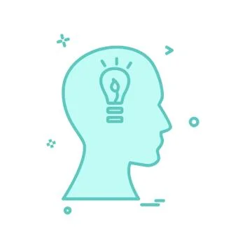 Idea icon design vector Stock Illustration