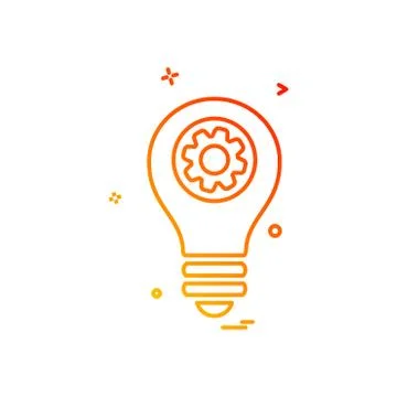 Idea icon design vector Stock Illustration