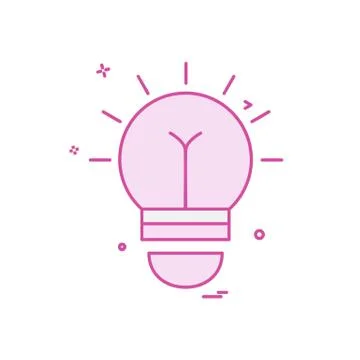 Idea icon design vector イラスト素材