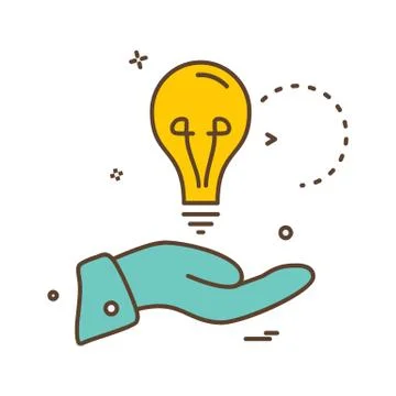 Idea icon design vector Stock Illustration
