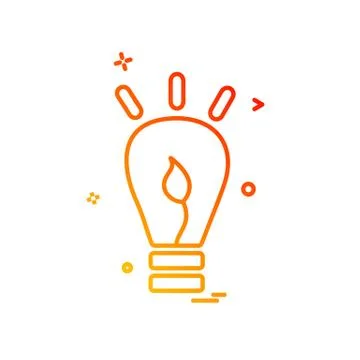 Idea icon design vector Stock Illustration