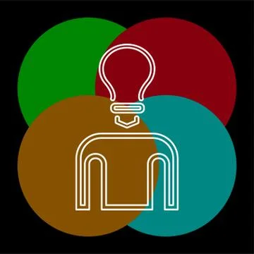 Idea icon. element illustration. Stock Illustration