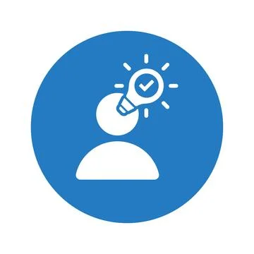 Idea Icon. Stock Illustration