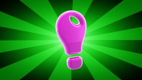 Idea icon. Looping footage has 4K resolution. 3D Illustration. Stock Footage 115962078