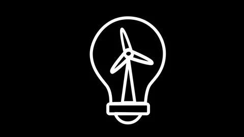 Idea icon monochrome 18 Stock Footage 273469132