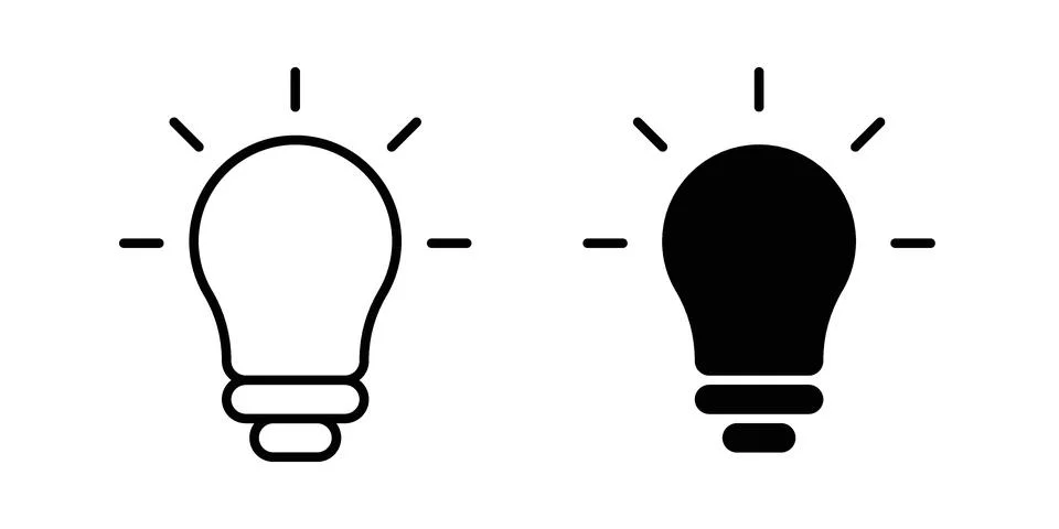 Idea icon vector design illustrations Stock Illustration
