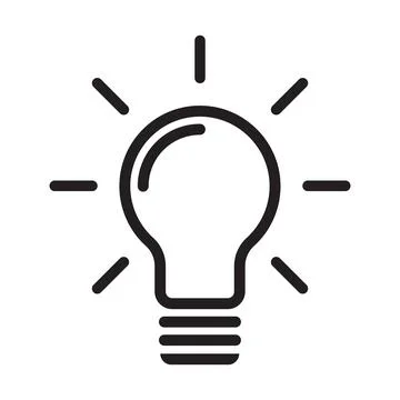 Idea icon vector for graphic design, logo, web site, social media, mobile app Stock-Illustration
