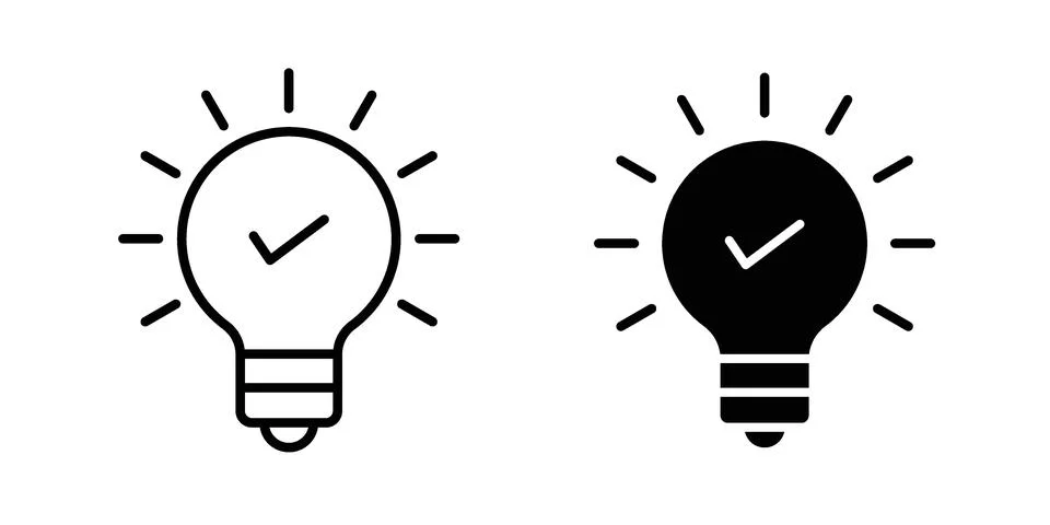Idea icon for web projects Stock Illustration