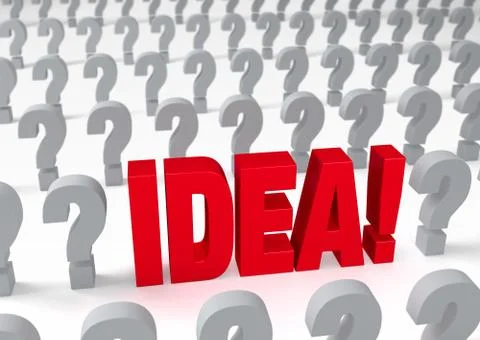 An idea! Stock Illustration