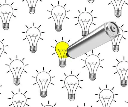 The idea Stock Illustration