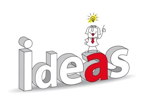Idea Illustrazione stock