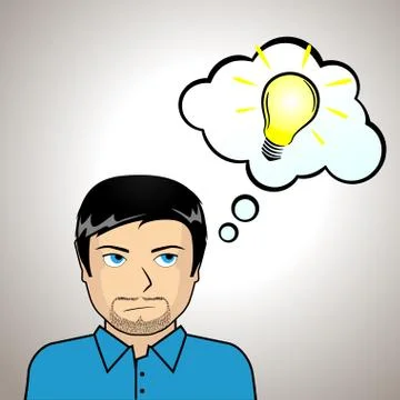 Idea illustration Stock Illustration