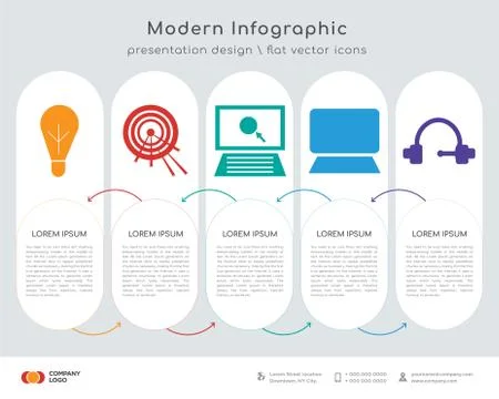 Idea infographics design Stock Illustration