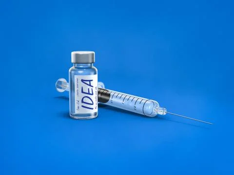 Idea injection Stock Illustration