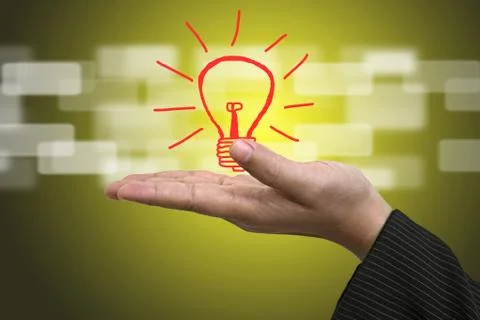 Idea innovation concept Stock Photos