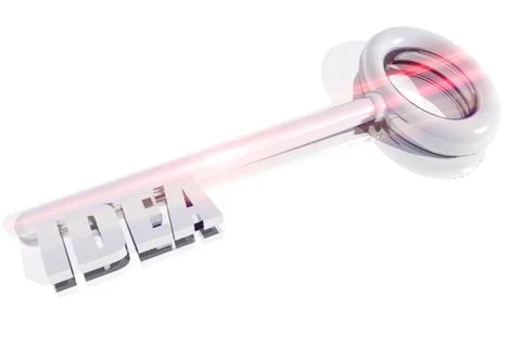 Idea key Stock Illustration
