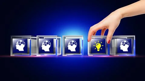 Idea Letter Concept Illustrazione stock