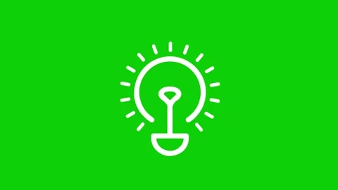 Idea light bulb animation inspiration creativity innovation Stock Footage 330540970