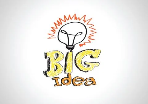 Idea light bulb Stock Illustration