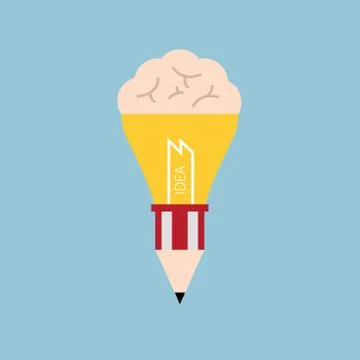 Idea Light Bulb Stock Illustration