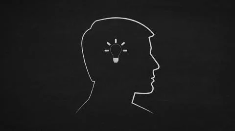 Idea light bulb Stock Illustration