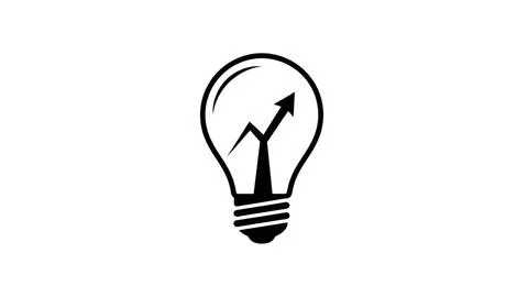 Idea light bulb Stock Illustration