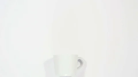 Idea light bulb made of coffee beans Stock Footage 71224519