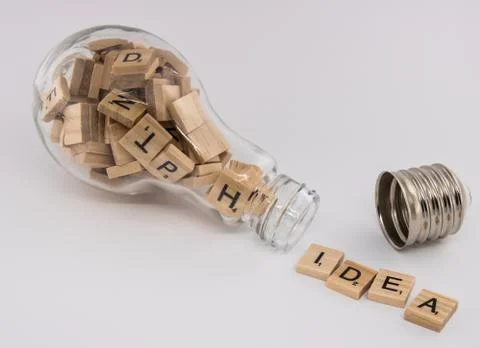 Idea Light Bulb Stock Photos