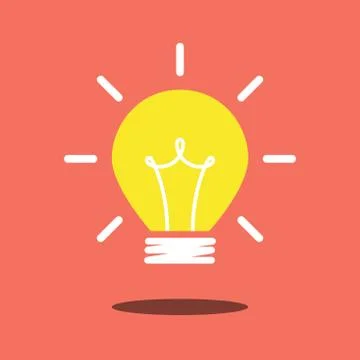 Idea light icon Stock Illustration