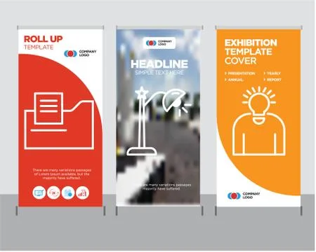 Idea, lightbulb, document folder roll up Stock Illustration