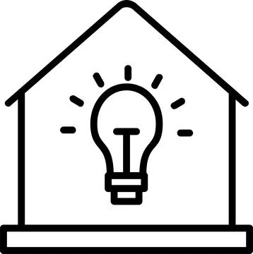 Idea Line Icon Design Stock Illustration