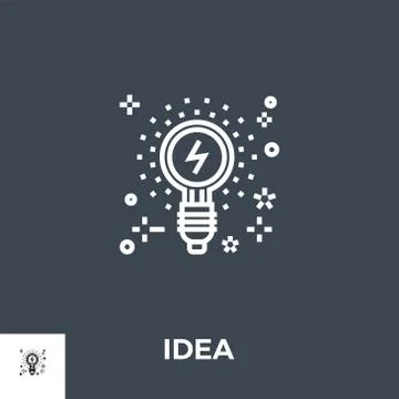 Idea Line Icon Stock Illustration