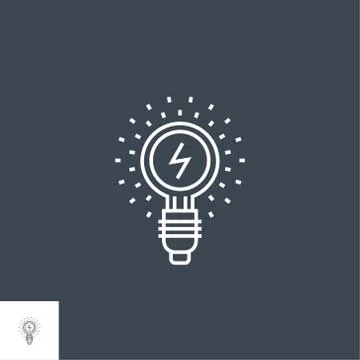 Idea Line Icon 스톡 일러스트