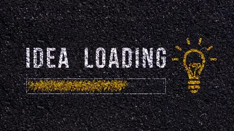 Idea loading concept with hyperspace suitable for business presentation pro.. Stock Photos