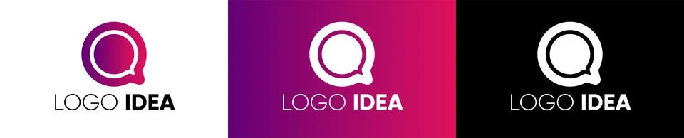 Idea Logo Template Design Vector. idea logotype line vector. Stock Illustration