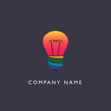 Idea logo template 스톡 일러스트