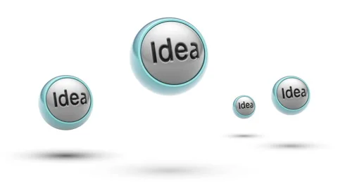 Idea. Looping. Alpha channel. Video stock 64541566