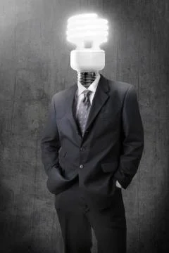 Idea man Stock Illustration