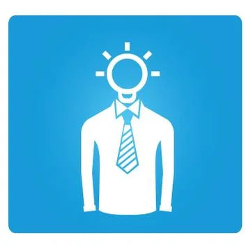 Idea man Stock Illustration