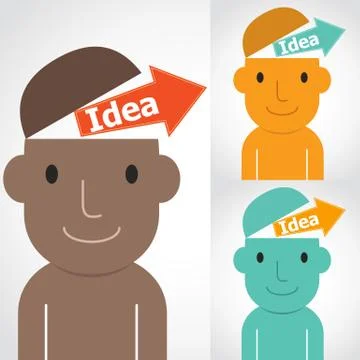 Idea Man Stock Illustration
