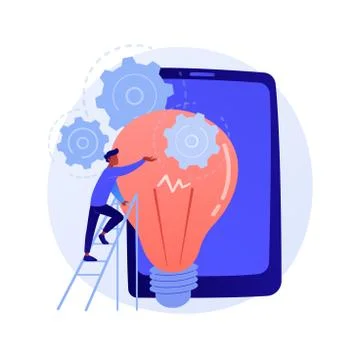 Idea management vector concept metaphor Stock Illustration