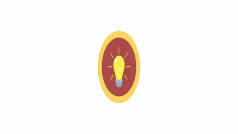 Idea to Money Concept with Rotating Coin Animation Stock Footage 338241128