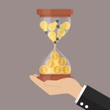 Idea is money Stock Illustration