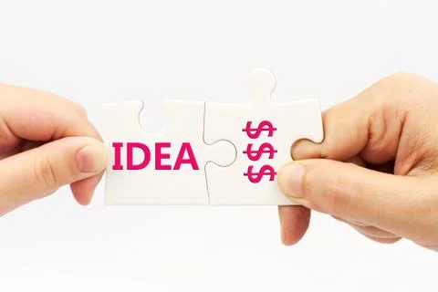 Idea to money Stock Photos