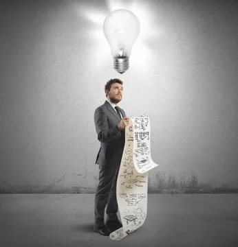Idea for a new strategy Stock Photos