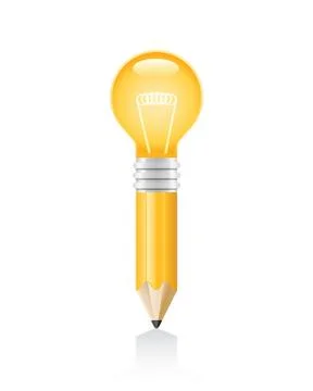 Idea Pencil Concept Stock Illustration