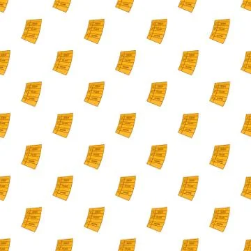 Idea, plan, work to do list pattern, cartoon style Illustrazione stock